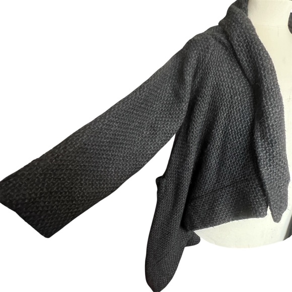 VTG Vivienne Westwood Anglomania Cardigan Sweater SZ 40 Grey/BLK Chunky Retro - Picture 7 of 16